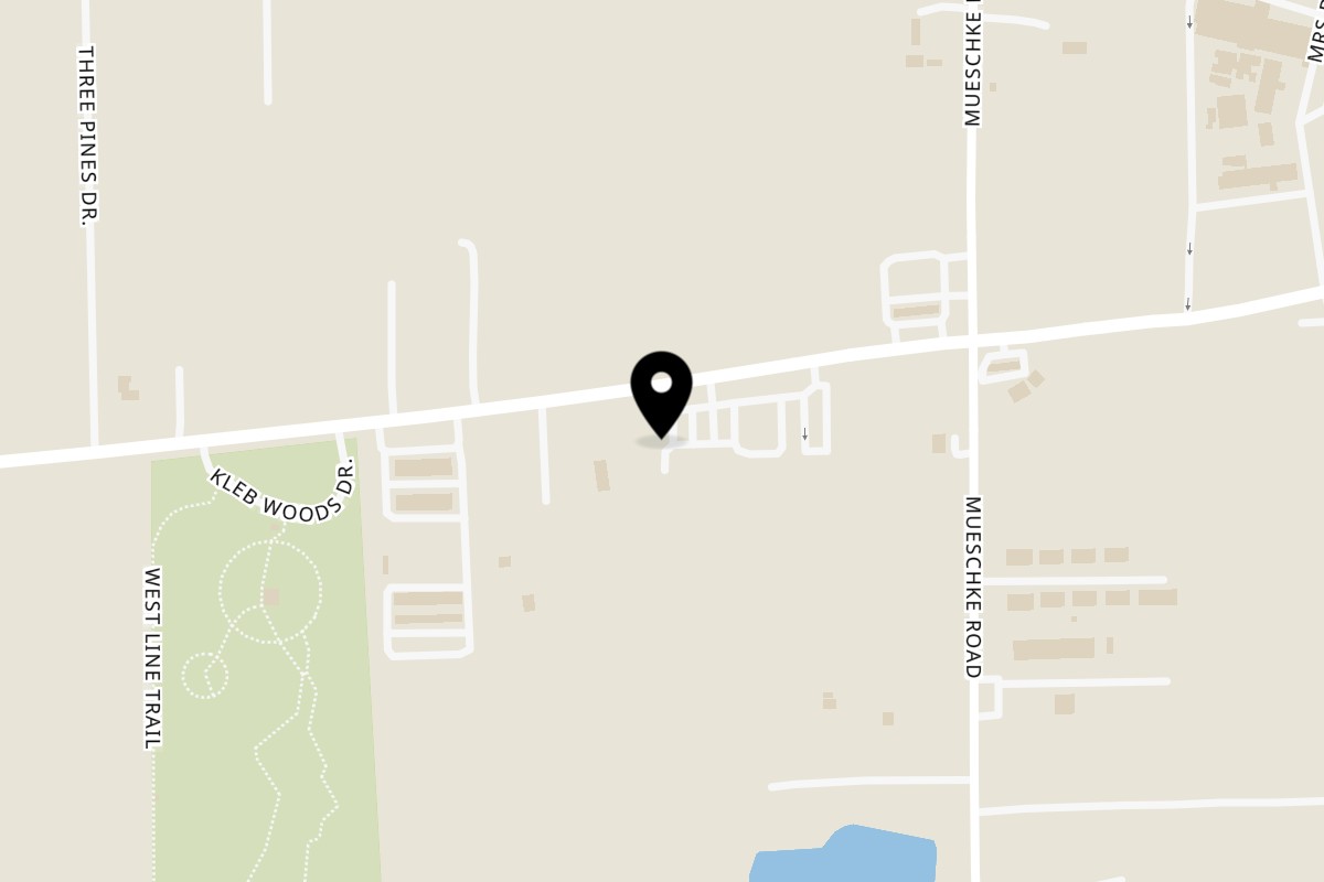 Map showing the location of Pizzaiolo's Pizzaiolo's 2920 on 20153 Farm to Market 2920 Ste 5 in Tomball
